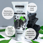 Detoxifying Charcoal + Black Sugar Mud Mask 175ml - MazenOnline
